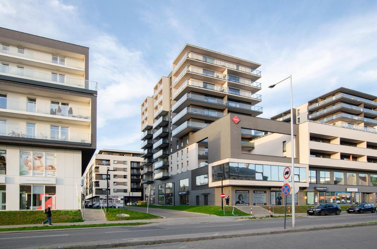 Sky Home- Green Apartament -Manufaktura, Bezplatny Parking, Klimatyzacja, Dostep Na Kod Łódź Esterno foto